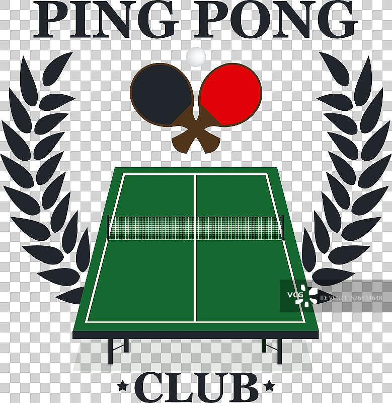 乒乓球运动标志图片素材