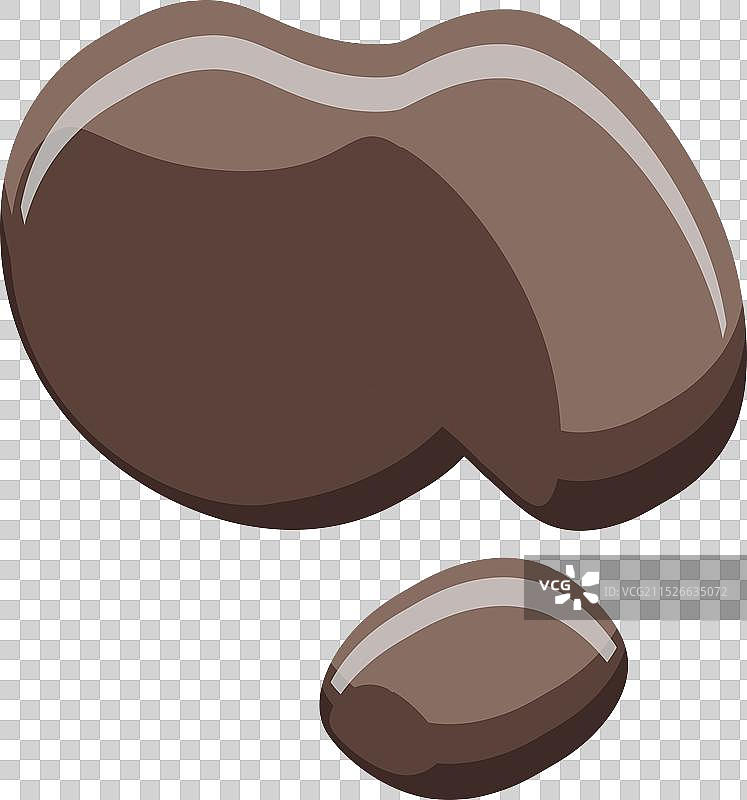 褐色液体向下飞溅图片素材