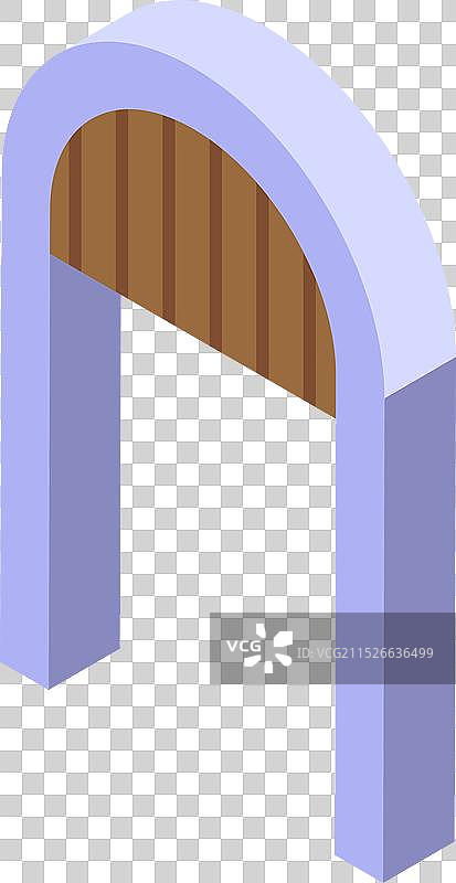 通往新机遇的木制拱门图片素材