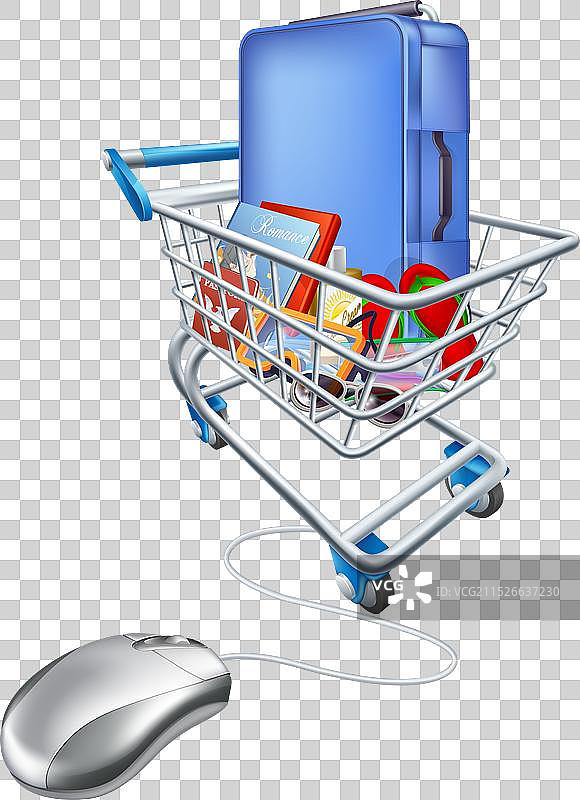 度假网络购物概念图片素材