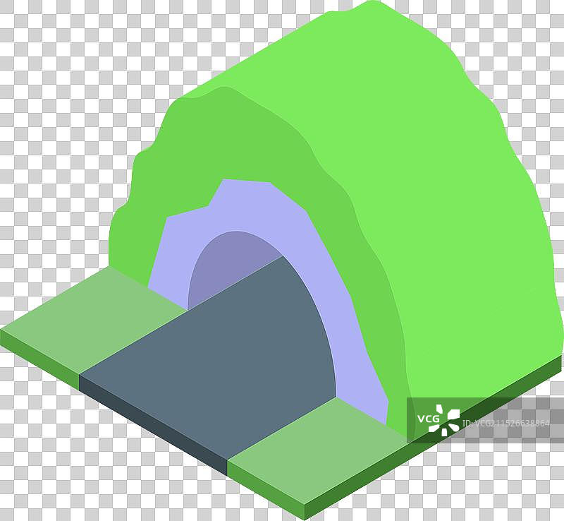 穿过山中隧道的道路图片素材