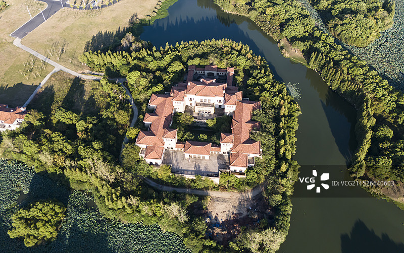 南昌艾溪湖湿地美景图片素材