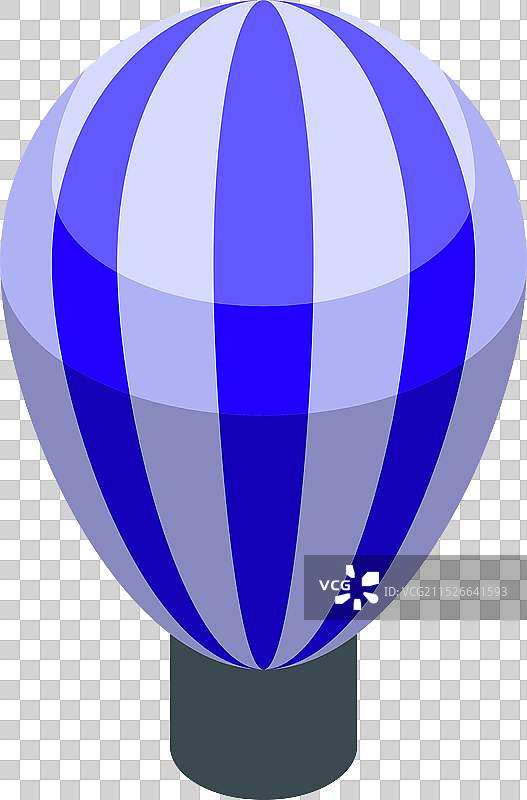 蓝白色热气球图片素材