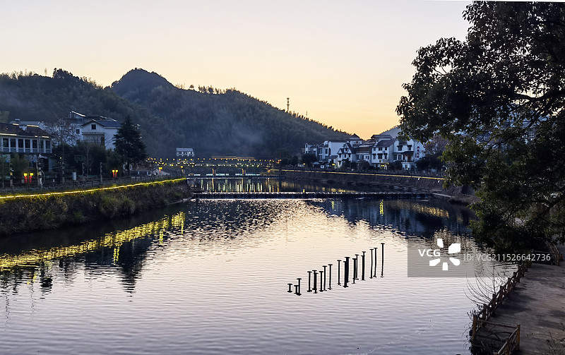 杭州千岛湖下姜村景区图片素材