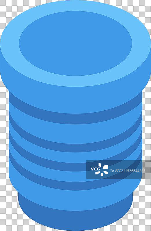 2.5D呈现的蓝色管件图片素材