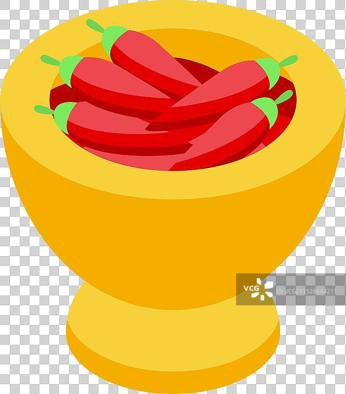 研钵和杵捣碎红辣椒图片素材