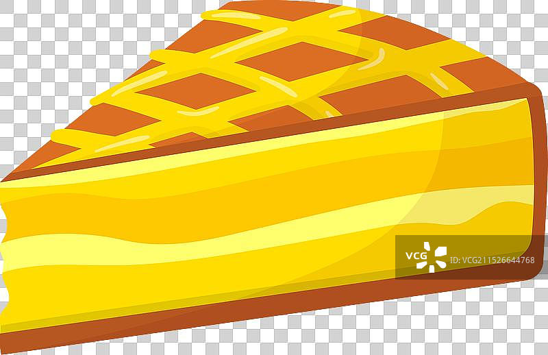 格子甜芒果派图片素材