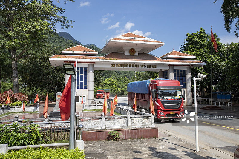 云南文山麻栗坡天保口岸自然景观图片素材