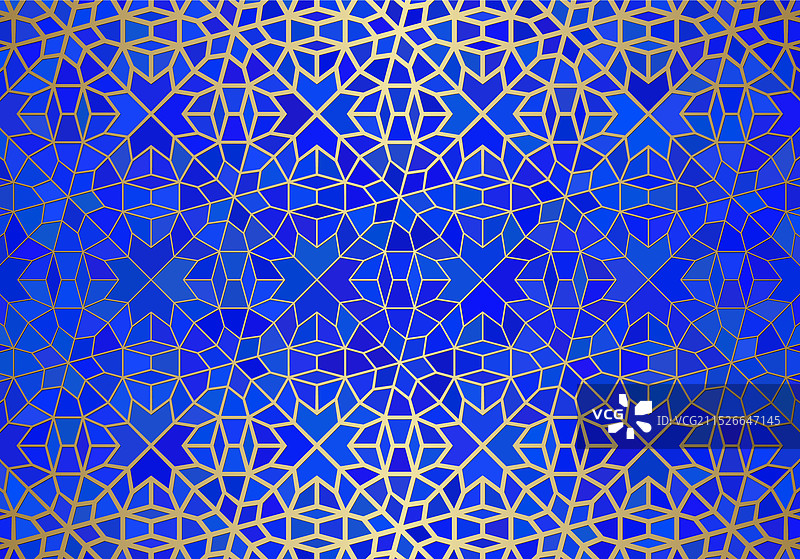 具有伊斯兰阿拉伯装饰的抽象背景图片素材