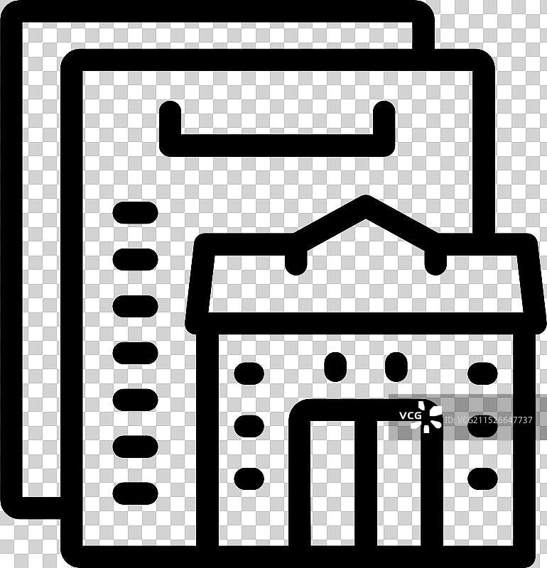 展示房屋模型的建筑师图片素材