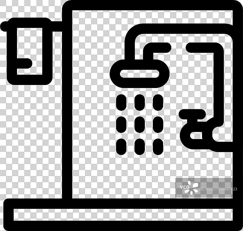 淋浴房，淋浴喷头出水图片素材