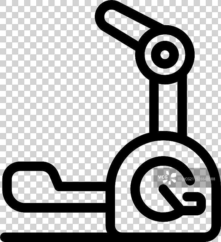 健身器材椭圆机图标图片素材