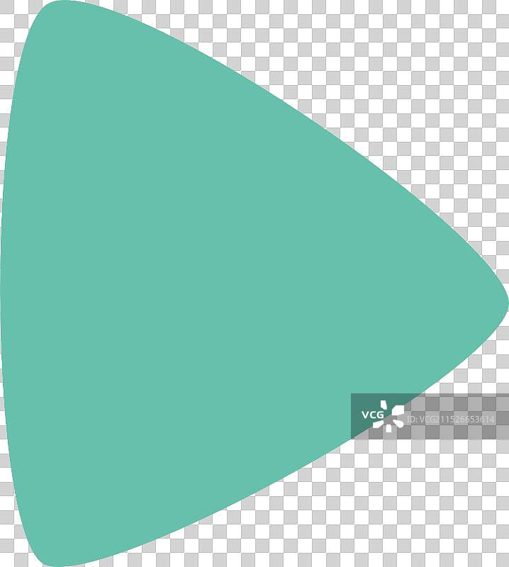 三角形学校贴纸图片素材