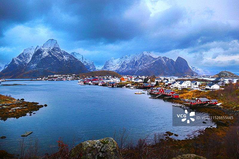 挪威的峡湾图片素材