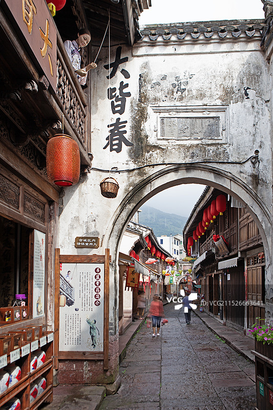 宁波象山石浦渔港古城图片素材