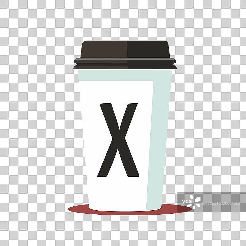 咖啡配送彩色首字母logo创意图片素材