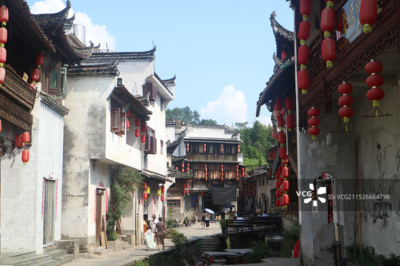 上饶李坑景区图片素材