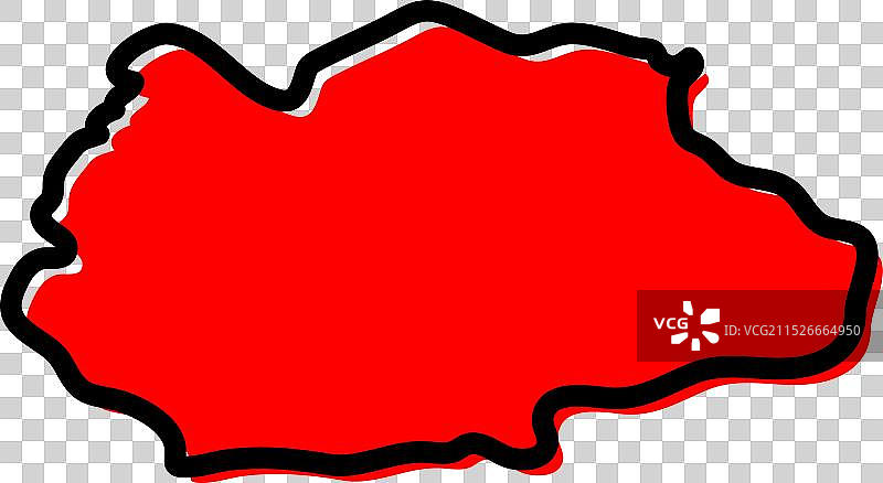 突尼斯加夫萨省地图图片素材