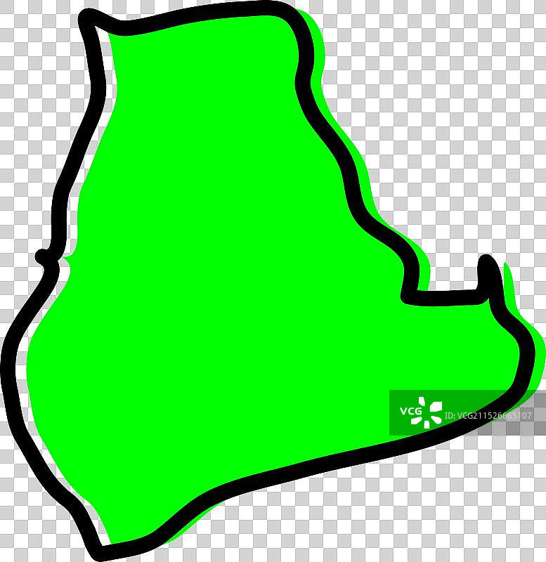 苏丹喀土穆州地图图片素材