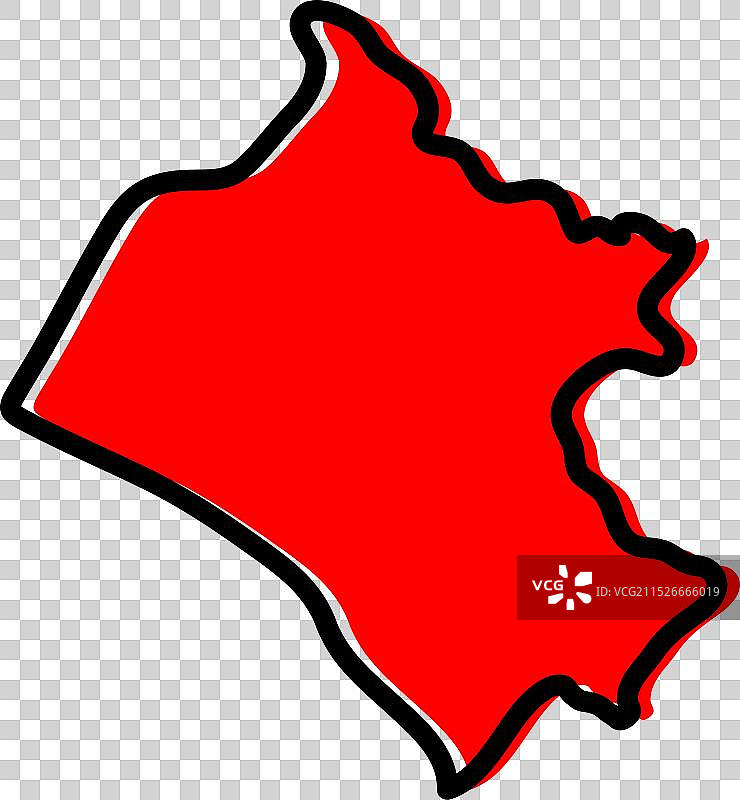 秘鲁兰巴耶克地区地图图片素材