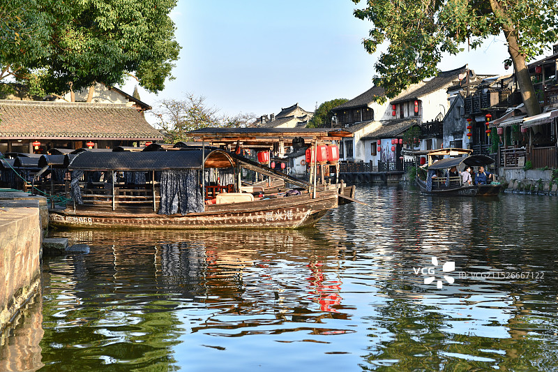 西塘古镇江南水乡小桥流水人家图片素材