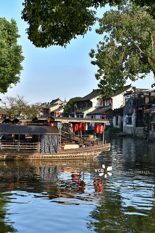 西塘古镇江南水乡小桥流水人家图片素材