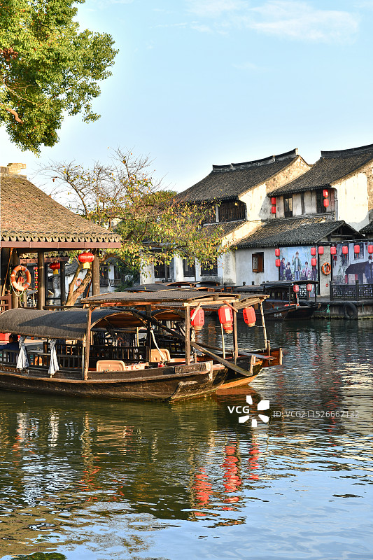 西塘古镇江南水乡小桥流水人家图片素材