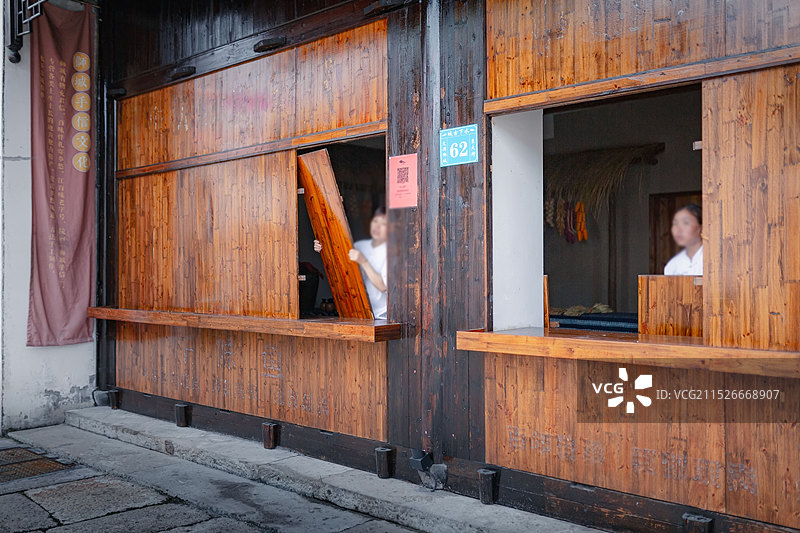 杭州千岛湖乐水小镇.文渊狮城景区图片素材