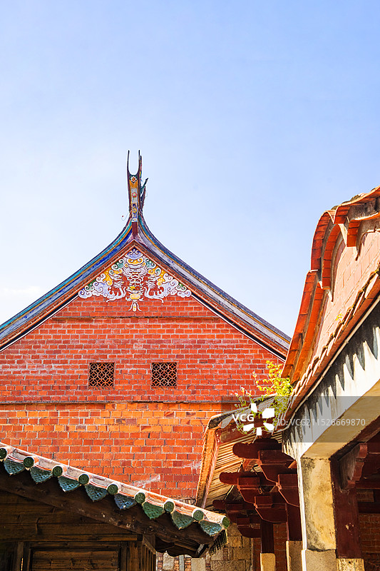 燕尾脊 屋脊 屋檐 闽南建筑 闽南古厝 泉州旅游图片素材