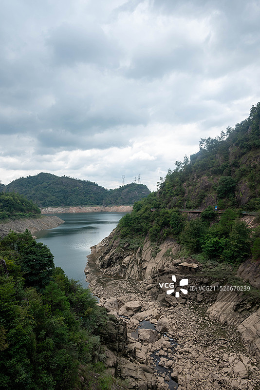 台州天台山大瀑布 琼台仙谷图片素材