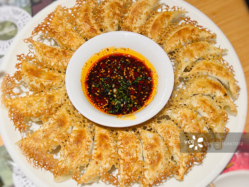 锅贴饺子图片素材