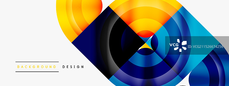 圆形抽象背景壁纸横幅图片素材