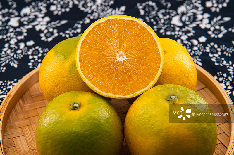 新鲜冰糖橙图片素材