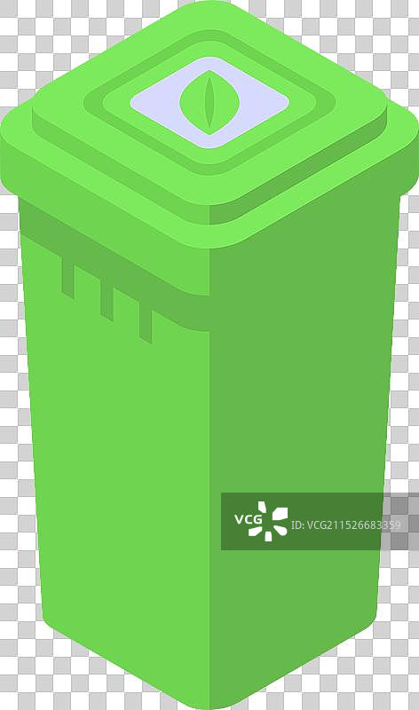 绿色堆肥箱推广有机废弃物图片素材