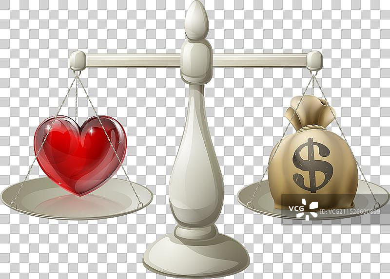 爱与金钱概念图片素材