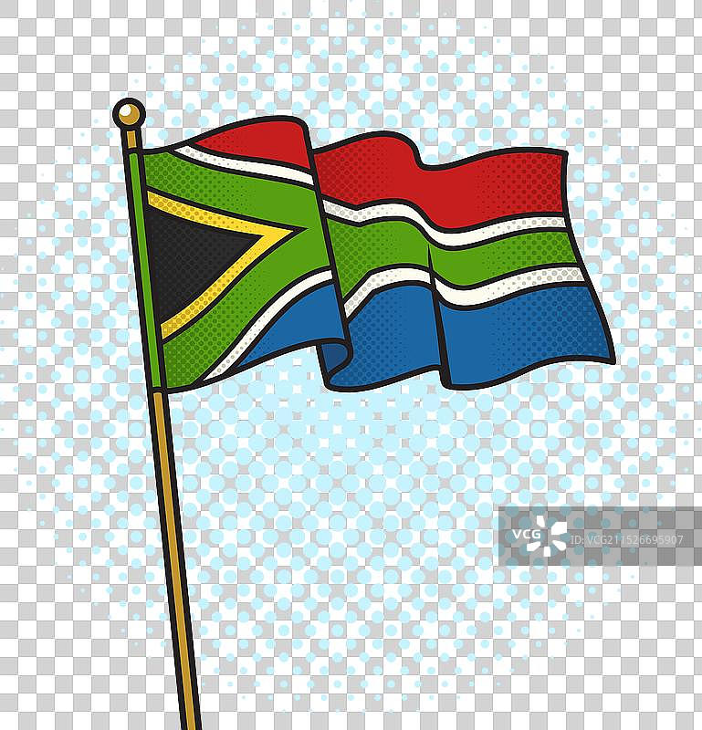南非国旗波普艺术图片素材
