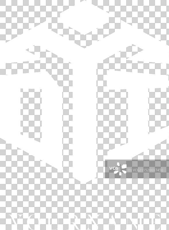 DI logo六边形几何风格图片素材