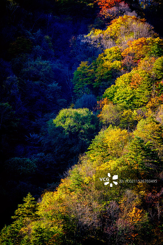 留坝秋景图片素材