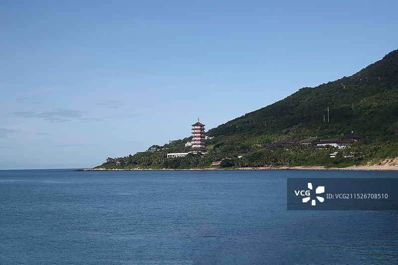海南南山寺图片素材