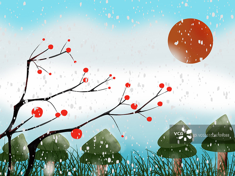 立冬  背景 小雪图片素材