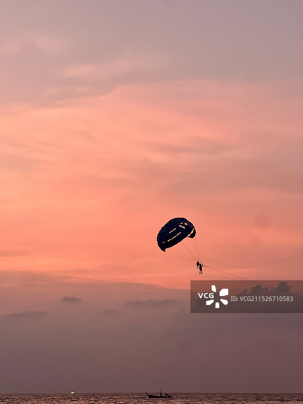 seaside sunset图片素材