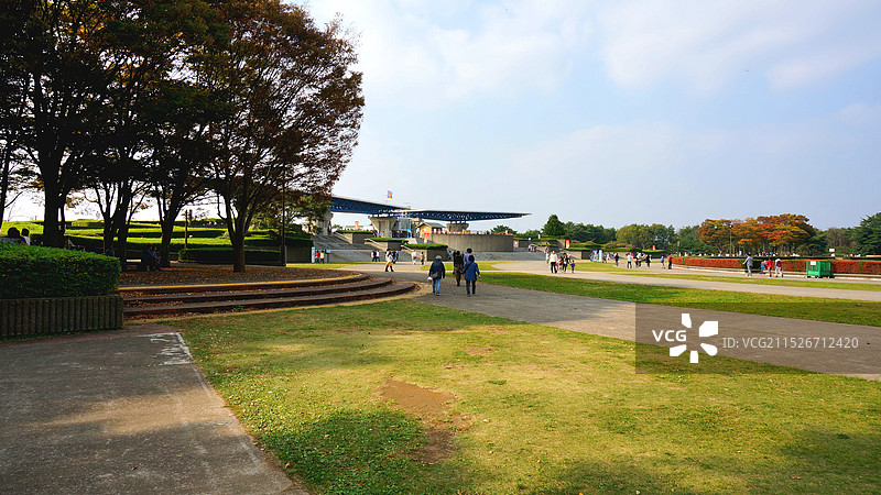 日本茨城县常陆那珂市，国营常陆海滨公园图片素材