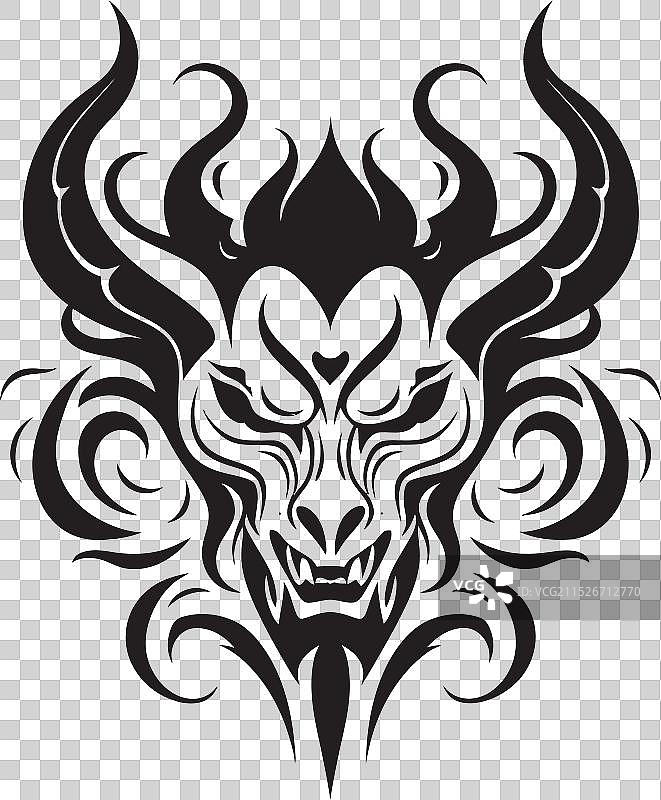 地狱图标，黑色威严冥河剪影图片素材