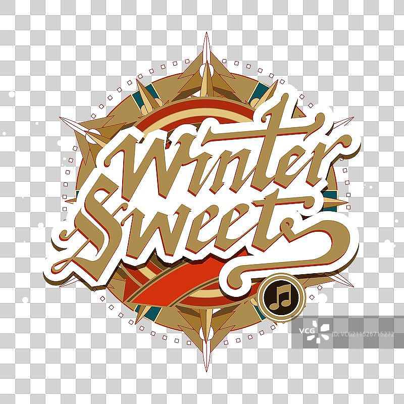 矢量金色复古宫廷圆形艺术字体图章图片素材