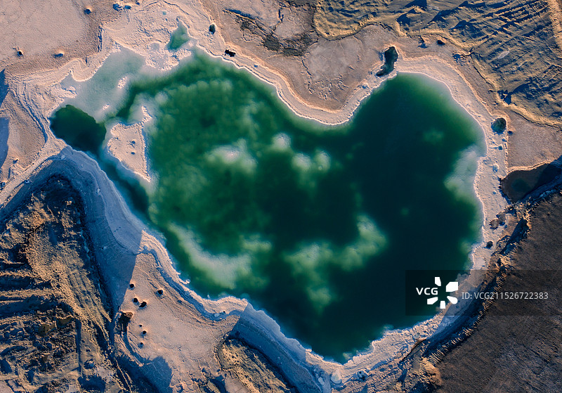 大柴旦翡翠湖图片素材