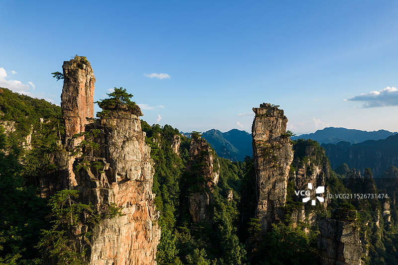 张家界壮美风光图片素材