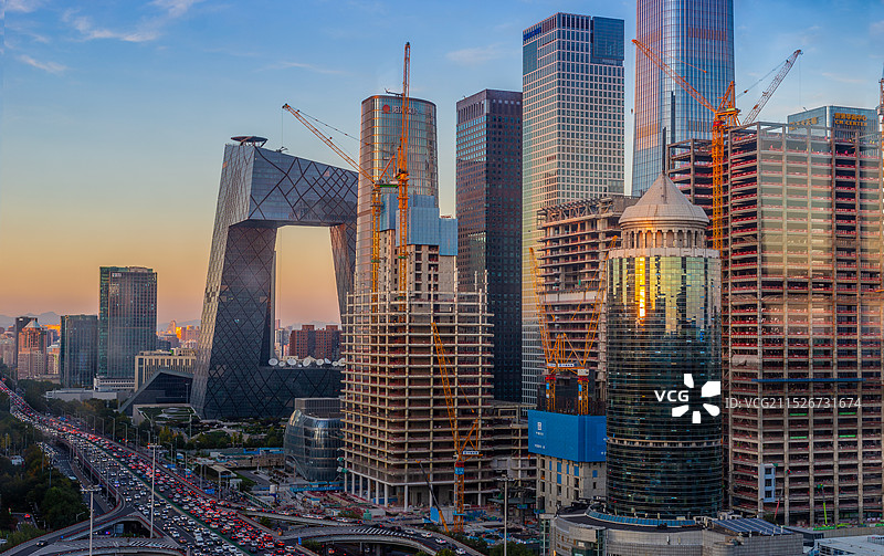 国贸建筑群图片素材