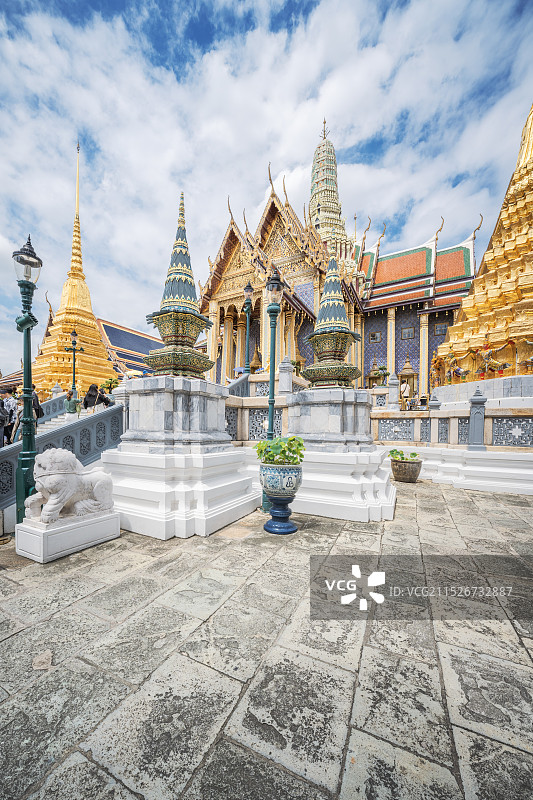 泰国曼谷大皇宫暹罗王室节基宫律实宫阿玛林宫玉佛寺图片素材