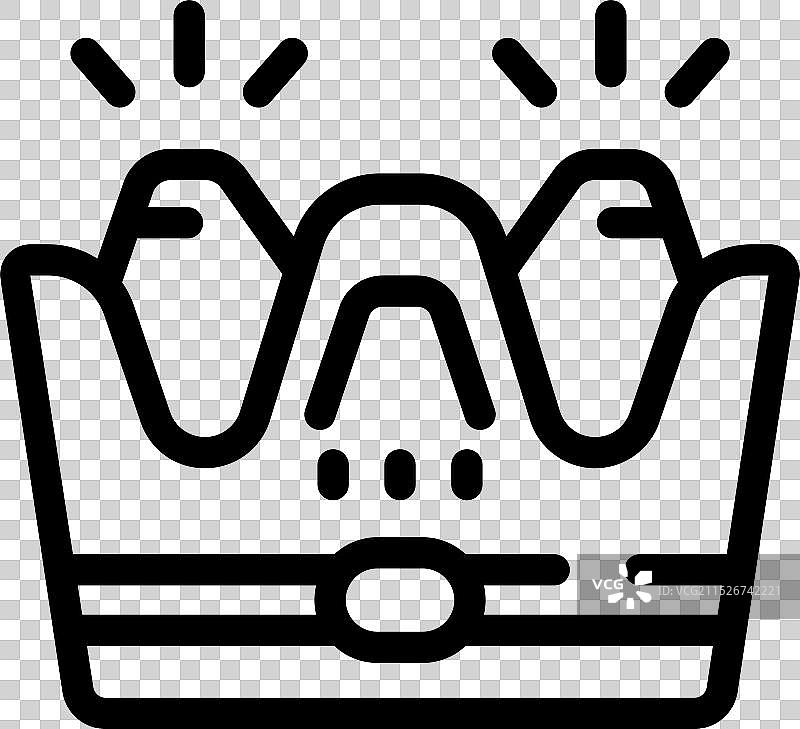 象征权力的闪耀珠宝皇冠图片素材