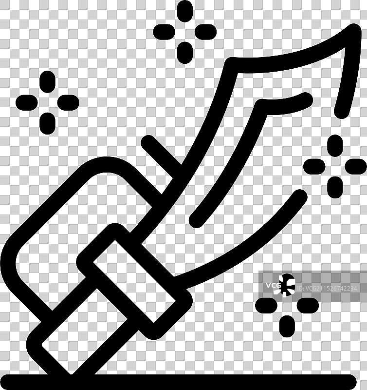 锋利的钢制弯刀图片素材